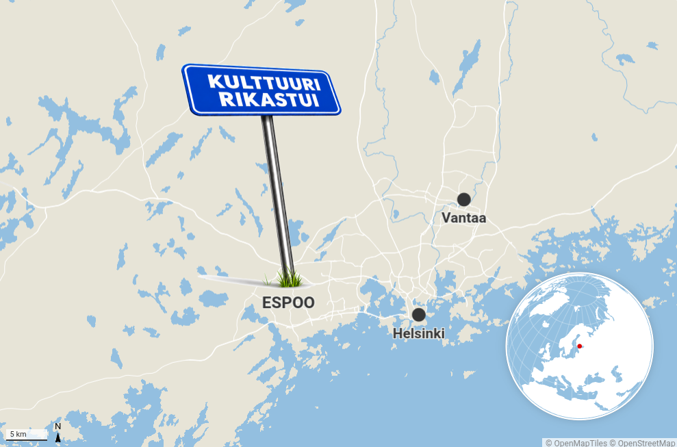 Espoo: Kulttuuri rikastuu ostoskärryjen pöllimisen muodossa