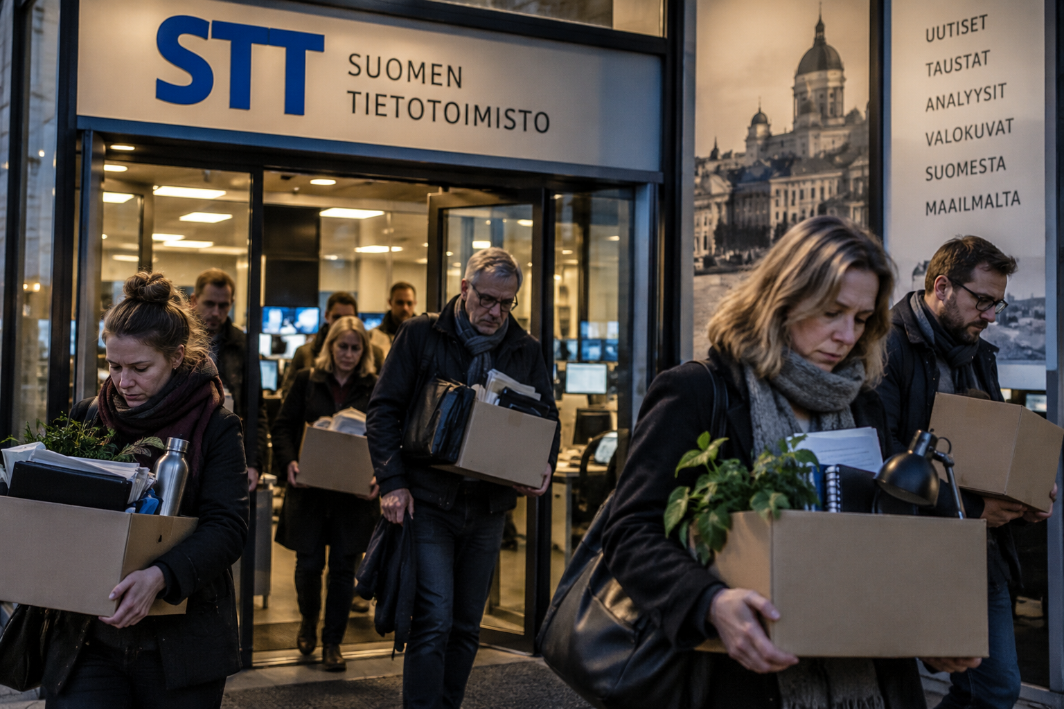 Valtakunnanmediat: STT:n uutistoiminta päättyy kokonaan
